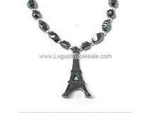 Hematite Eiffel Tower Pendant